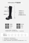 Chic ankle-high women's boots with lace-up closure, thick heels, and non-slip rubber sole for stylish comfort in fall and win