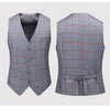 Elegant grid pattern suit that commands respect in the boardroom and admiration at parties.