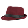 Comfortable and chic fedora hat for men, perfect for elevating any outfit.