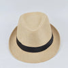 Stylish sun visor fedora, perfect for weddings and outdoor events.