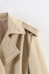 Classic belted trench in regular length with structured silhouette