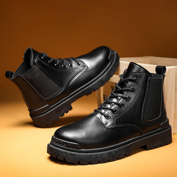 Versatile Trailblazer Boots paired with casual attire, perfect for autumn outings.