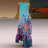 Effortless Elegance V-Neck Chiffon Maxi Dress