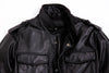 Men's trench coat style: Tcyeek genuine leather jacket.