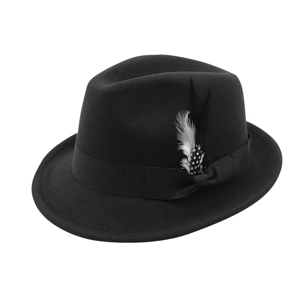 Adjustable charm fedora designed for a comfortable fit.