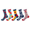 Vibrant dress socks that spark conversations and compliments.