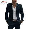 Elegant white summer suit for men, slim fit with notch lapel, perfect for weddings and business events, crafted from premium