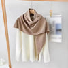 Portable lightweight shawl for indoor and outdoor wear.
