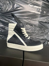 Versatile black high-top sneakers for everyday wear