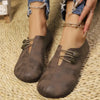 Women's casual waterproof flat shoes with easy slip-on design for everyday wear