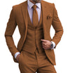 Men's 3-piece suit in lilac, ideal for weddings and business events.