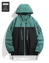 Men's waterproof hiking and urban windbreaker jacket, lightweight, oversized fit, perfect for outdoor adventures and city com