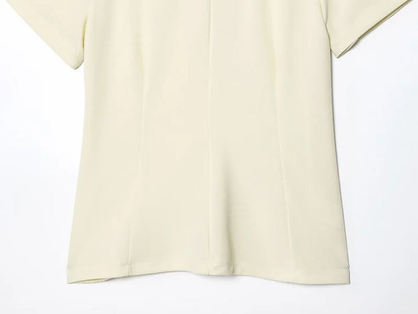 Regular-length tank top flattering every body type and layering beautifully under blazers