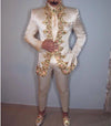 Italian Style Slim Fit Men's Wedding Suit Set
