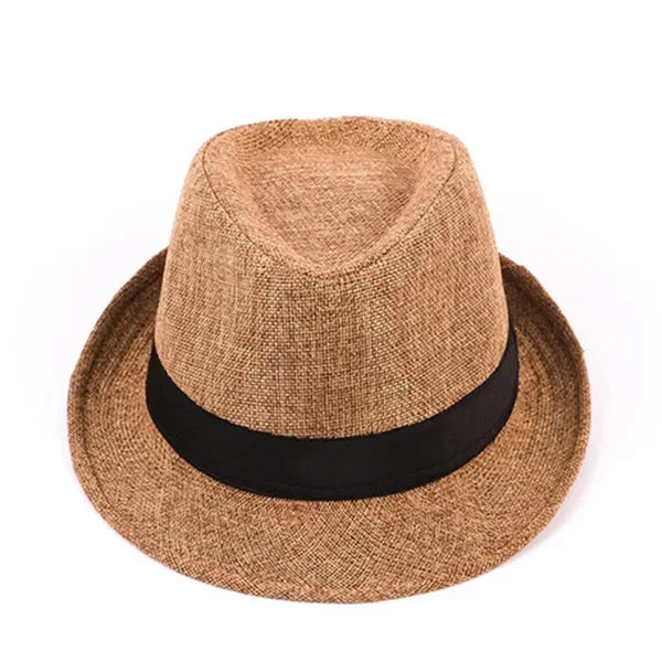 Stylish and practical fedora for farmers market visits.