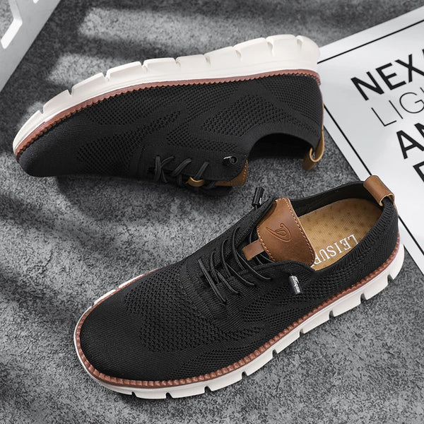 Men's mesh shoes with above-ankle support for enhanced protection
