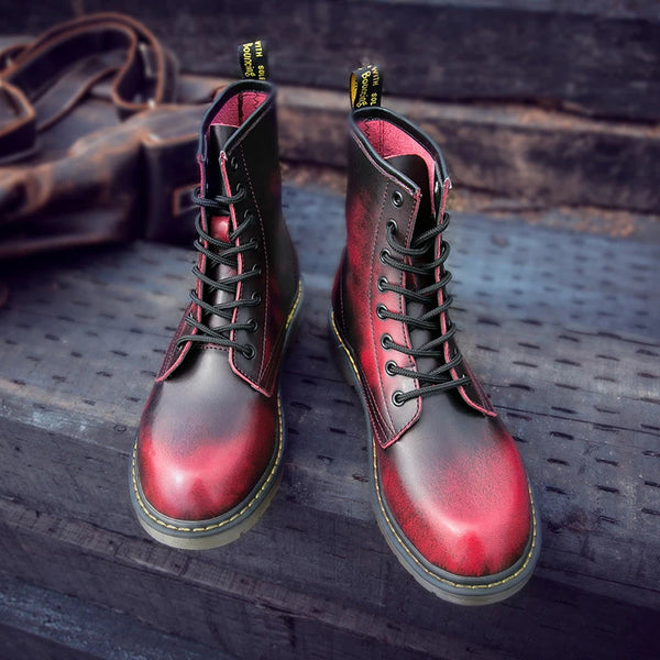 Close-up of rugged black leather, showcasing durability and quality.