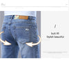 Premium denim jeans with soft hand feel fabric
