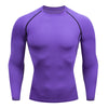Men's breathable compression fitness t-shirt for workouts, featuring moisture-wicking, quick-dry fabric and elastic fit.