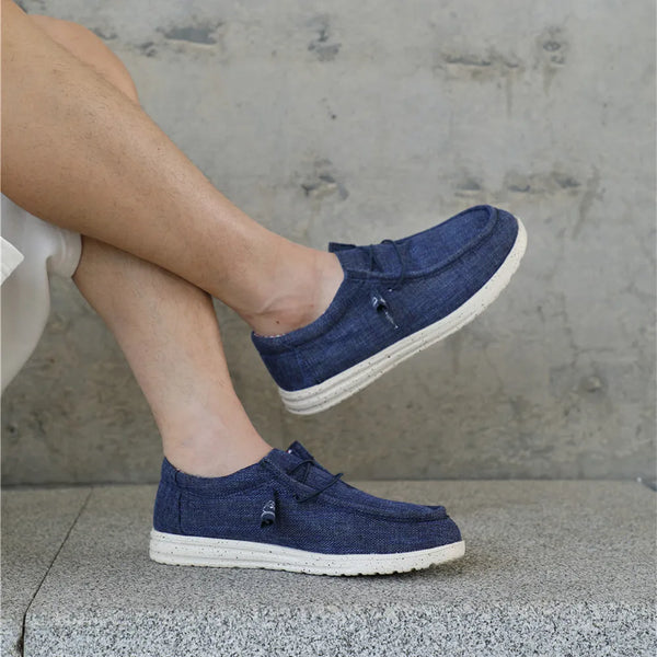 Lightweight breathable loafers for men with EVA insole and outsole