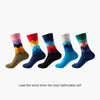 Vibrant dress socks designed to make a statement in any setting.
