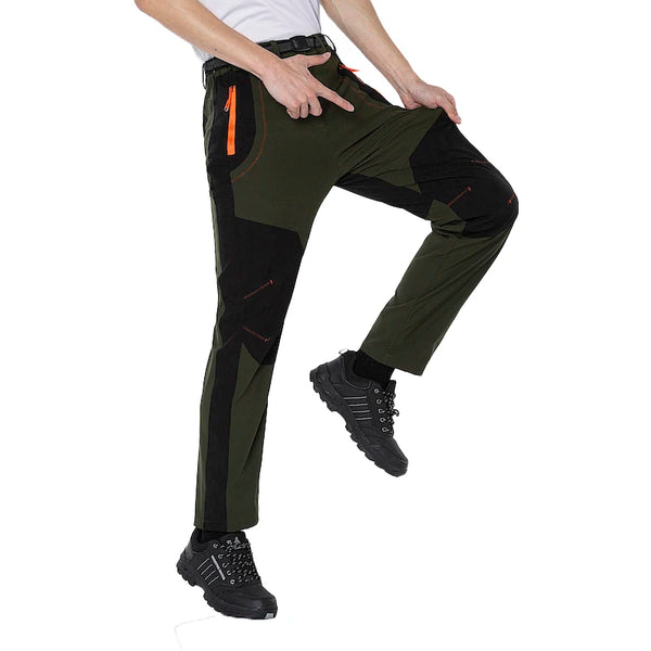 Outdoor expedition pants with waterproof protection and plush fleece lining