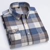 Close-up of premium cotton fabric of the Oxford Confidence Shirt.