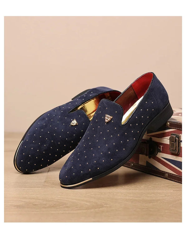 Stylish and comfortable suede loafers for men, perfect for any wardrobe.