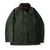 Model demonstrating the comfort of the Classic Wax Canvas Hunting Jacket.