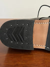 Top-down view showcasing the craftsmanship of the leather upper.