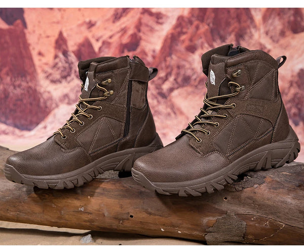 Trailblazer Boots with flexible soles for smooth movement on trails.