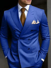 Close-up of the tailored fit on a luxury suit, designed for a bespoke feel.