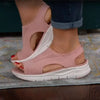 Breathable platform wedge sandals in true-to-size fit for all-day wearability