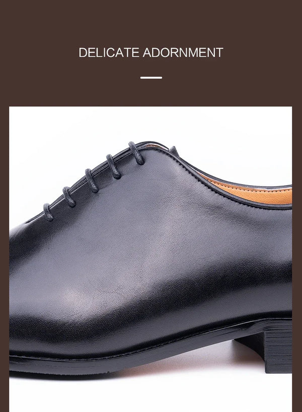 Professional leather Oxford shoes perfect for suits and business attire