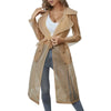Sheer trench coat layered over casual ensemble for sun protection and style