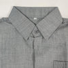Smart-casual cotton-linen shirt with traditional turn-down collar design