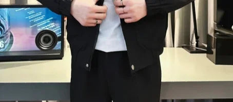 Stylish Men's Slim Fit Safari Jacket in cotton-polyester blend, perfect for autumn and winter outdoor adventures.