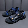 Supportive casual footwear with hook and loop straps and EVA cushioning
