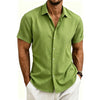 Men's wrinkle-resistant vacation shirt in breathable quick-dry fabric