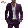 Elegant white summer suit for men, slim fit with notch lapel, perfect for weddings and business events, crafted from premium