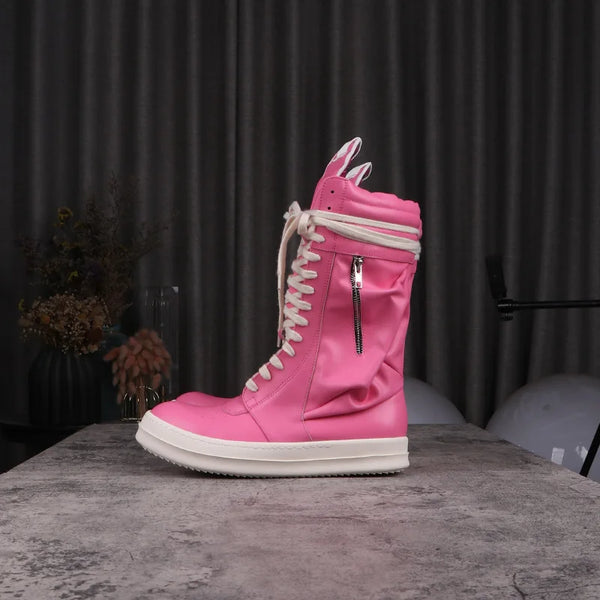 Midnight Ride Leather Boots styled for a night out.