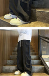 Men's drawstring jeans in a versatile design for everyday wear.