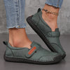 Comfortable leather loafers with durable rubber sole for walking and everyday wear