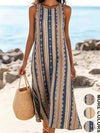 Versatile floral midi dress transitioning from day to evening wear