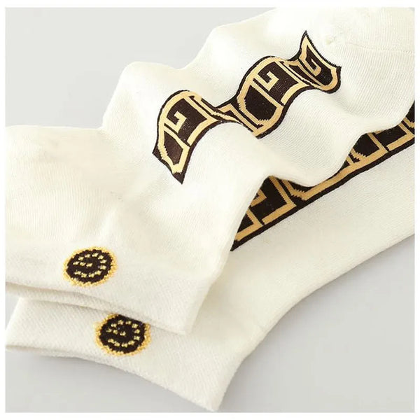 Close-up of breathable ankle socks showcasing lightweight construction and moisture-wicking technology.