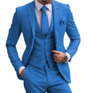 Full ensemble of the lilac men's suit, including blazer, vest, and pants.