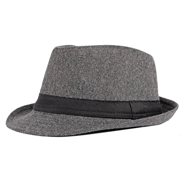 Classic wool fedora in olive green, enhancing winter fashion with British flair.