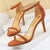 Formal occasion stilettos in luxurious cutout suede