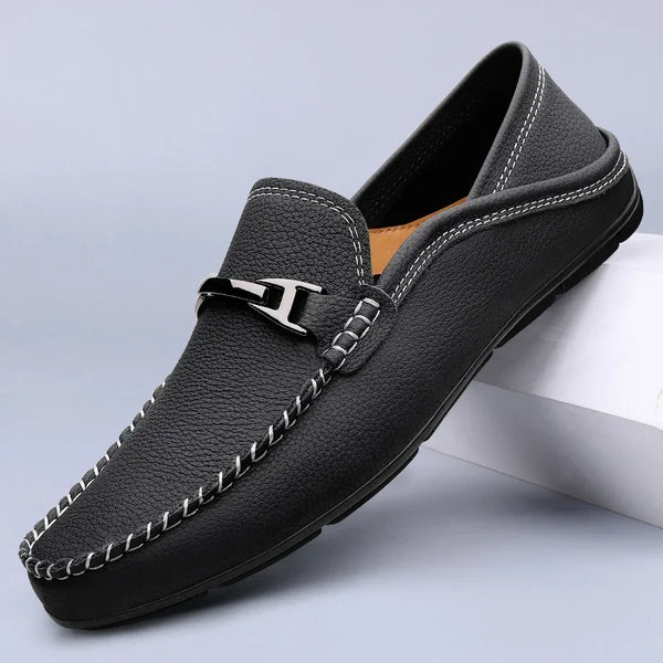 Premium leather loafers for men, perfect for both casual and smart-casual.
