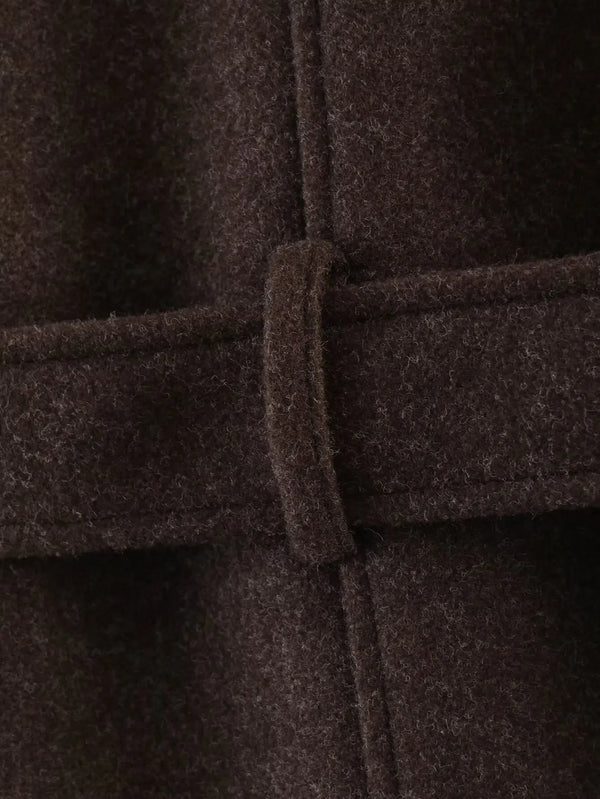 Belted Elegance jacket in neutral tone showing versatile styling options